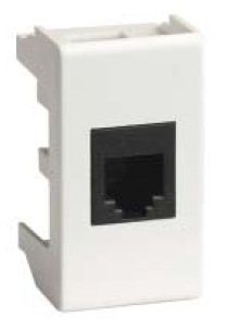 Розетка компьютерная RJ45 кат.5e, 8P8C, Viva, белая, 1мод DKC в Находке