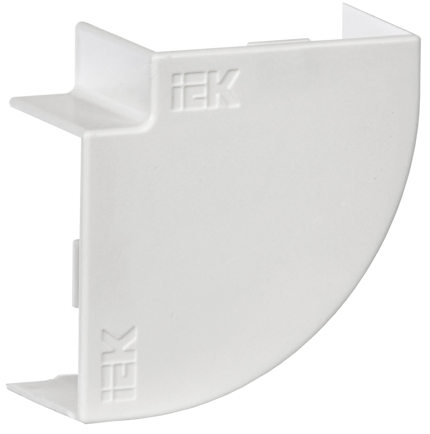 ELECOR Поворот на 90град КМП 12х12 белый (4шт/компл) IEK в Находке