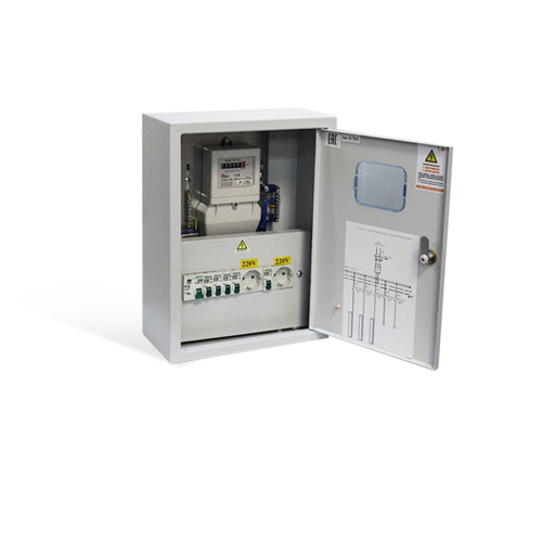 Сборка гаражных электрощитов 