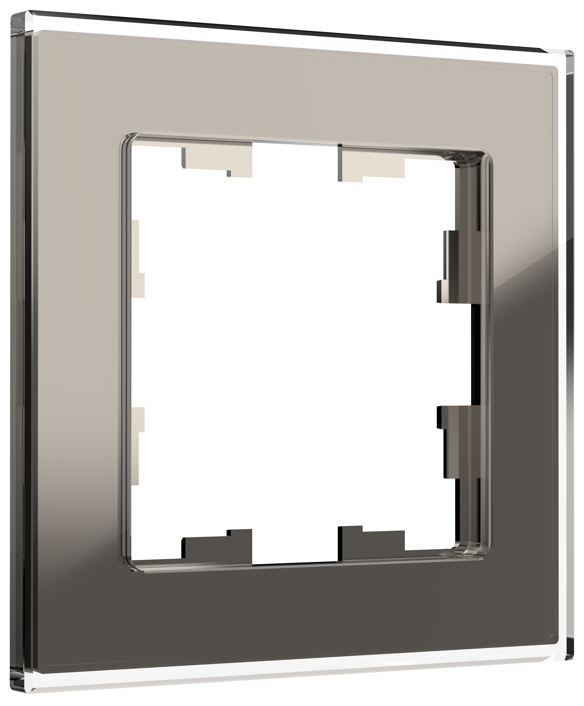 Рамка одинарная BRITE IEK стекло дымчатая в Находке