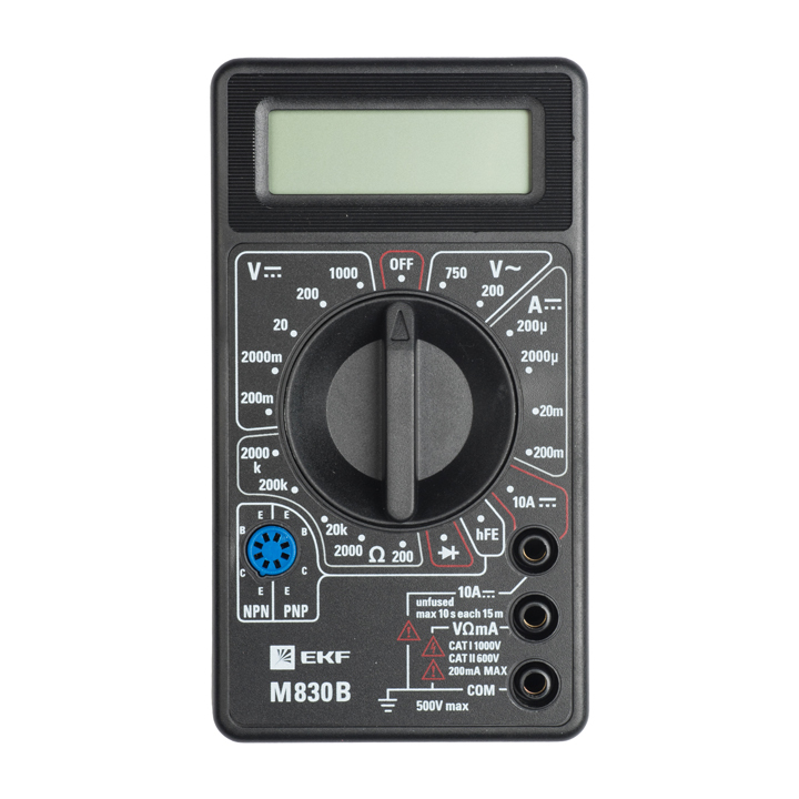 Мультиметр цифровой M830B EKF Master в Находке