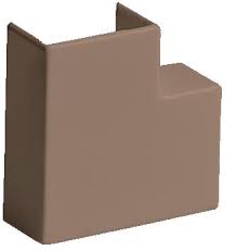 Поворот на 90 градусов 25х16 коричневый в Находке