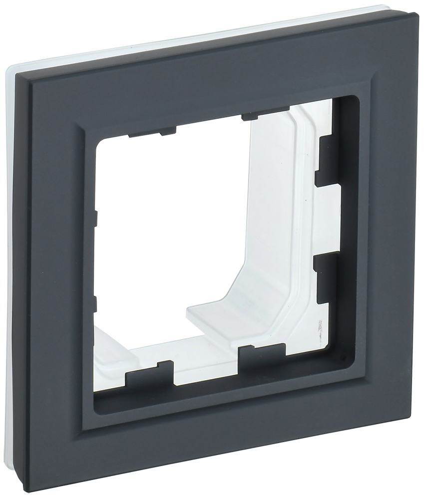 Рамка одинарная IP44 BRITE IEK графит в Находке