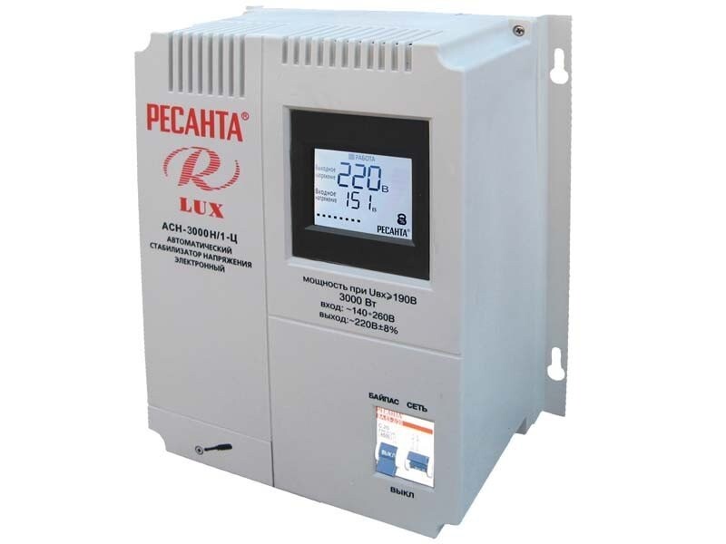 Стабилизатор АСН-3 000Н/1-Ц Ресанта Lux в Находке