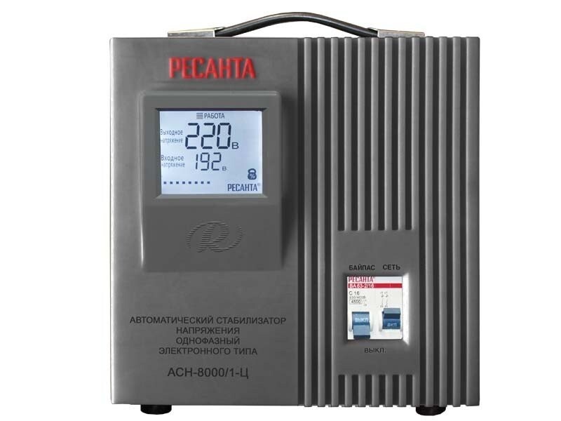 Стабилизатор напряжения однофазный электронный ACH-8000/1-Ц Ресанта в Находке