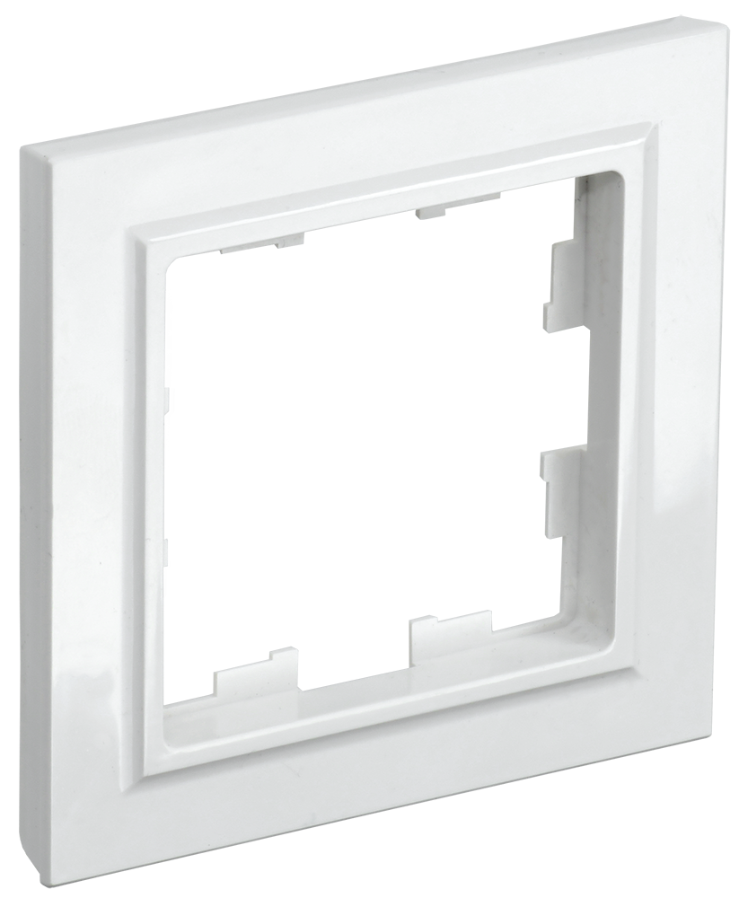 Рамка одинарная BRITE IEK белая в Находке