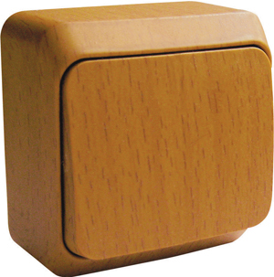 Выключатель одноклавишный ЭТЮД SE накладной бук в Находке