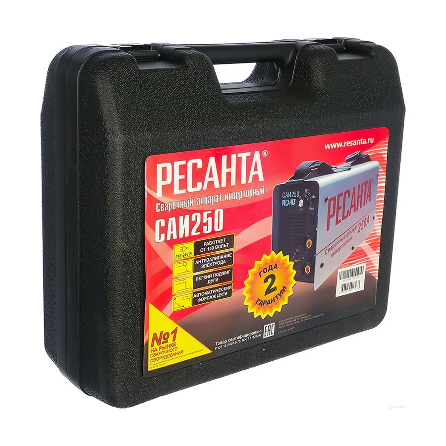 Сварочный аппарат инверторный САИ 250 в кейсе Ресанта в Находке