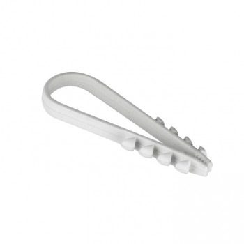 Дюбель-хомут 11-18 мм для круглого кабеля белый (упак. 100шт) EKF в Находке