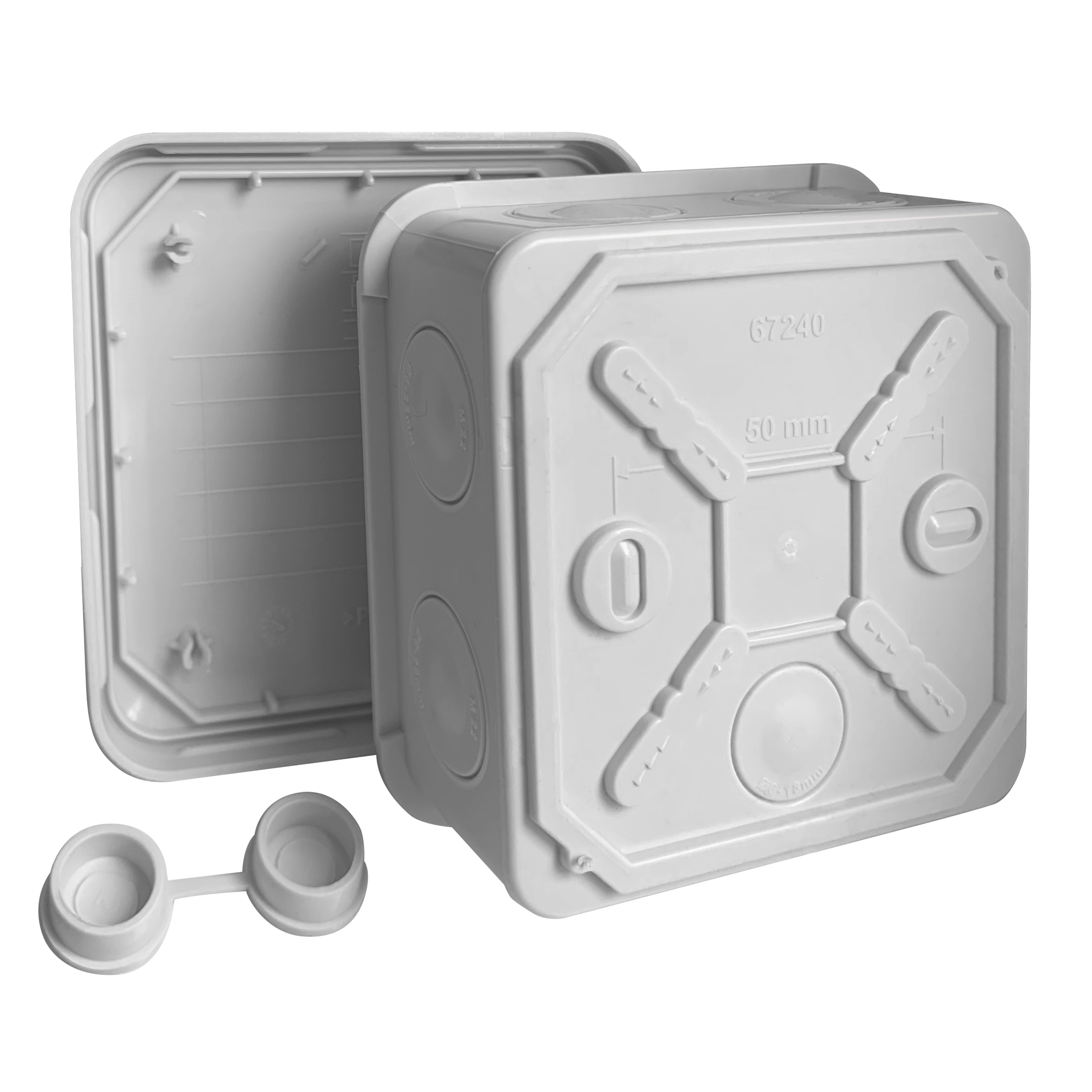 Коробка распределительная для открытой установки 85х85х45 мм IP55 в Находке