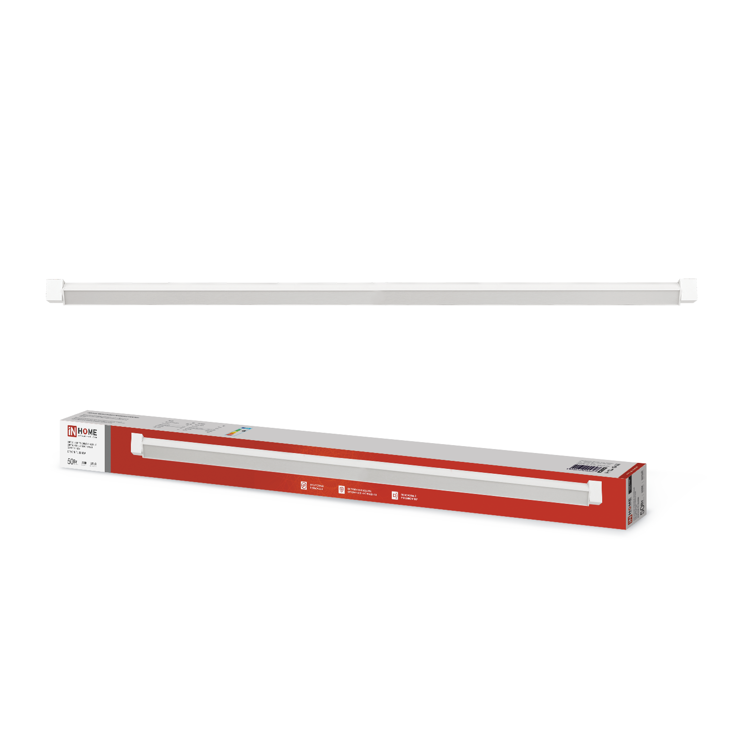 Светильник трековый линейный светодиодный поворотный LTR-01R-TL 5040W 50Вт 4000К 870мм 120 градусов белый серии TOP-LINE IN HOME в Находке