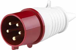 025 Вилка переносная 3Р+РЕ+N 32А 380В IP44 ВП-103 DEKraft в Находке