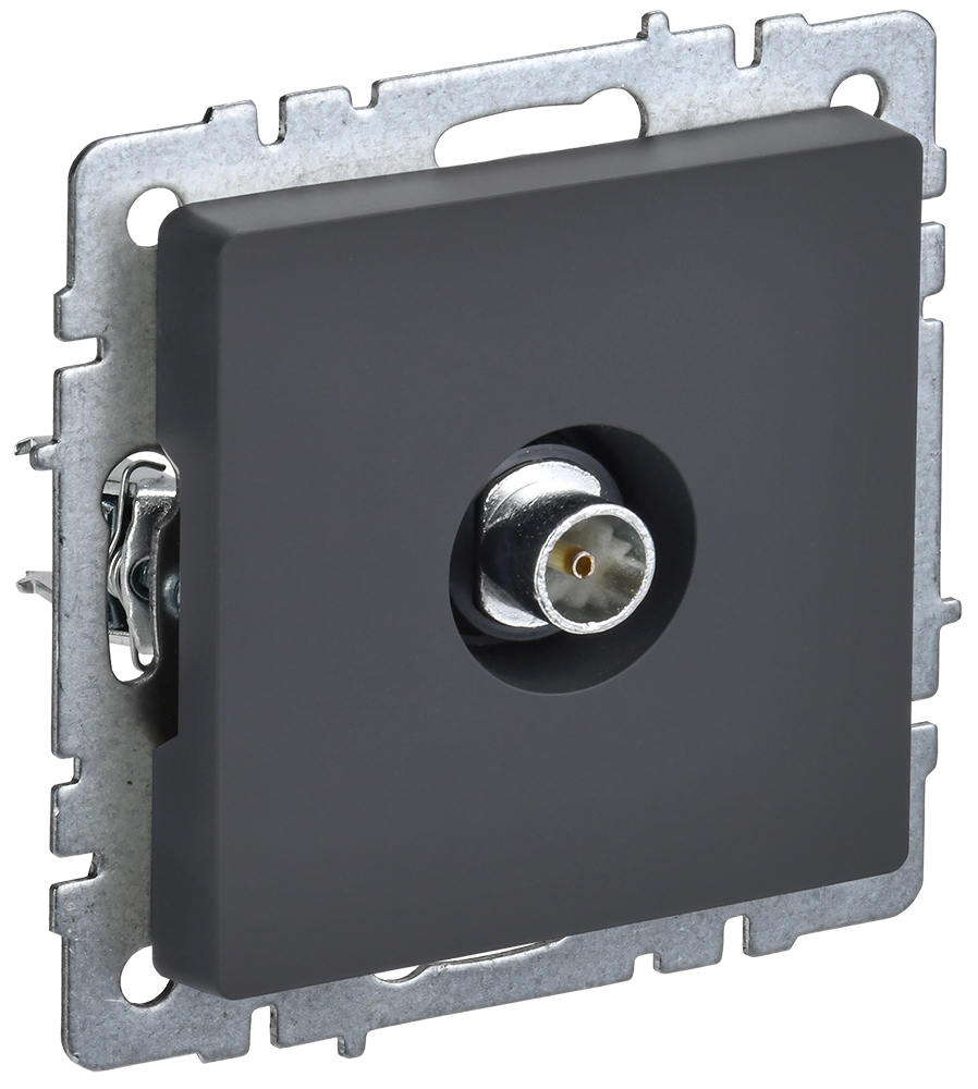 Розетка телевизионная оконечная BRITE IEK графит в Находке