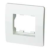 Каркас в сборе с рамкой под 2 модуля VIVA (для монтажа ЭУИ в коробки код 10123) DKC в Находке