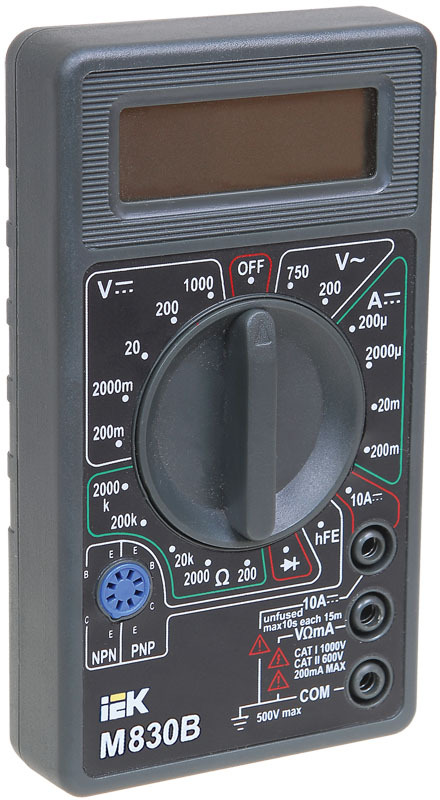 Мультиметр цифровой Universal M830B IEK в Находке