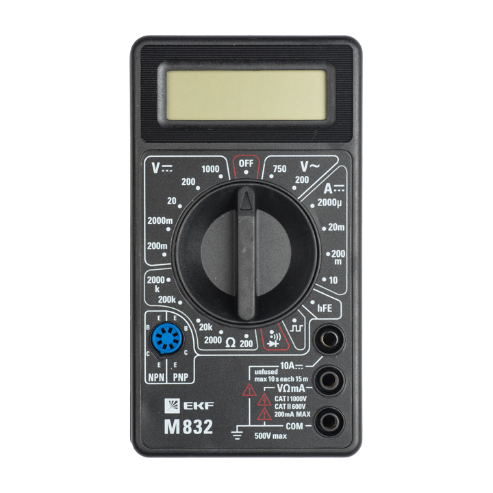 Мультиметр цифровой M832 EKF Master в Находке
