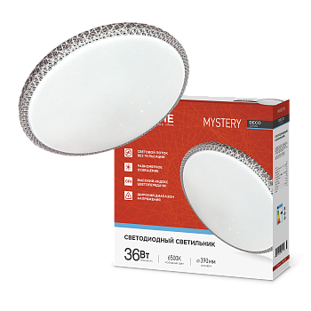 Светильник светодиодный серии DECO MYSTERY 36Вт 230В 6500К 3240Лм 390х78мм IN HOME в Находке