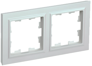 Рамка двойная BRITE IEK жемчуг в Находке