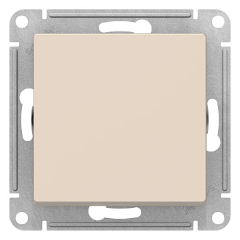 Выключатель одноклавишный AtlasDesign SE бежевый в Находке