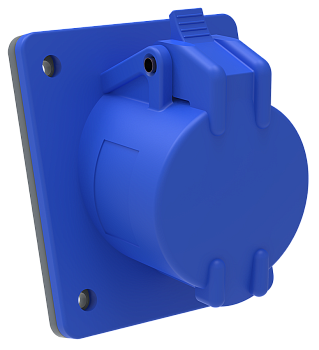 Розетка встраиваемая ССИ-413 16А-6ч/200-250В 2Р+PЕ IP44 MAGNUM IEK в Находке