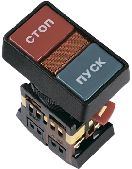 Кнопка РPВВ-30N "Пуск-Стоп" d30мм неон 240В 1з+1р IEK в Находке