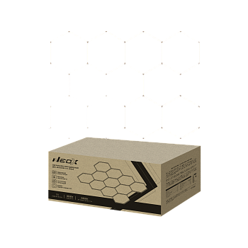 Светильник светодиодный ДБО-HEXAGON 11С-46065 460Вт 230В 6500К 11 сот 0.5м шнур с вилкой 3256х2350мм NEOX в Находке