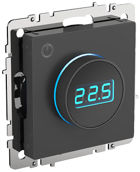 Термостат электронный с индикацией BRITE графит IEK в Находке