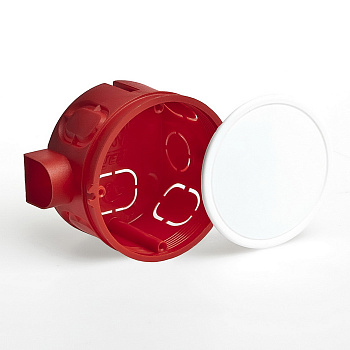 Коробка установочная для скрытой установки d=65 с крышкой в Находке