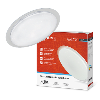 Светильник светодиодный серии DECO GALAXY 70Вт 230В 6500К 6300Лм 570х83мм IN HOME в Находке