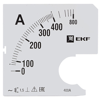 Шкала сменная для A961 400/5А-1,5 EKF PROxima в Находке
