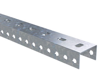 Монтажный перфорированный профиль 3000 толщина 1,5 мм PSL DKC в Находке