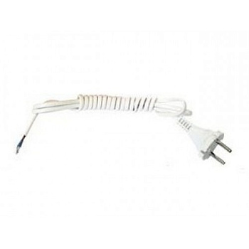 Шнур с вилкой ШВВП-ВП 2х0,75 5 м белый в Находке