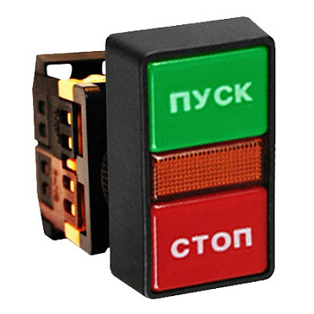 Кнопка AS-22N "Пуск-Стоп" прямоугольная 220В NO+NC EKF PROxima в Находке