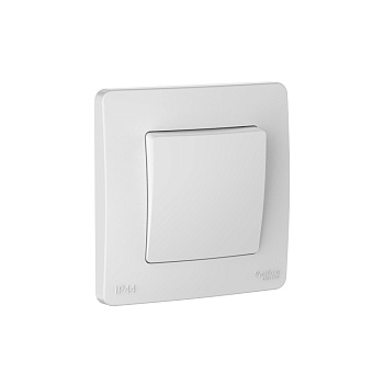 Переключатель одноклавишный  IP44 BLANCA SE белый в Находке