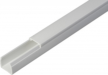 Кабель-канал 2-й замок 25х25х2000 белый Промрукав в Находке