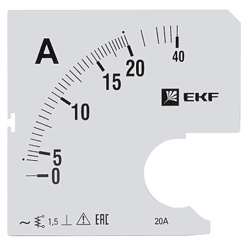 Шкала сменная для A961 20/5А-1,5 EKF PROxima в Находке