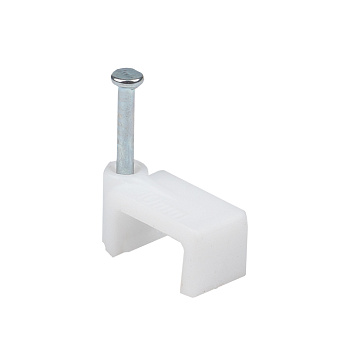 Скоба крепежная квадратная (плоская) (10мм.) (50шт.) EKF PROxima в Находке