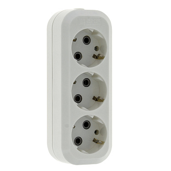 Колодка 3 места 16А 3,5кВт с/з Эксперт EKF PROxima в Находке