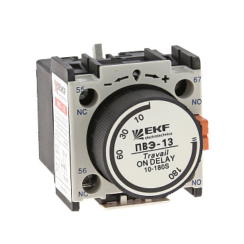 Приставка выдержки времени включения ПВЭ-12 0,1-30сек NO+NC EKF PROxima в Находке