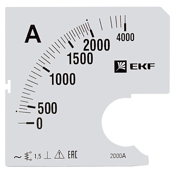 Шкала сменная для A961 2000/5А-1,5 EKF PROxima в Находке