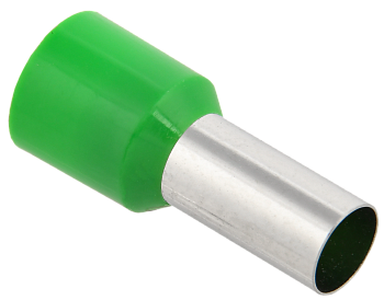 Наконечник-гильза Е16-12 16мм2 с изолированным фланцем зеленый (100 шт) IEK в Находке