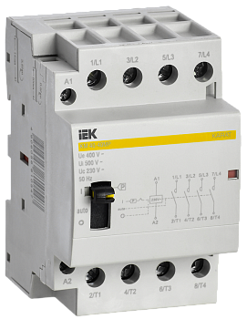 Контактор модульный с ручным управлением КМ40-40МР AC KARAT IEK в Находке