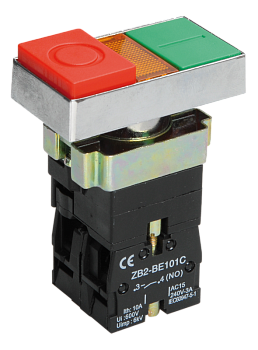 Кнопка управления LAY5-BW8465 "I-O" сдвоенная с подсветкой IEK в Находке