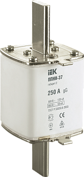 Плавкая вставка предохранителя ППНИ-37, габарит 2, 250А IEK в Находке