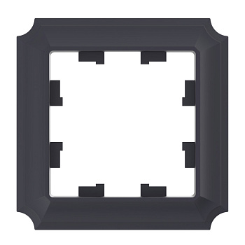 Рамка одинарная AtlasDesign SE Antique карбон в Находке