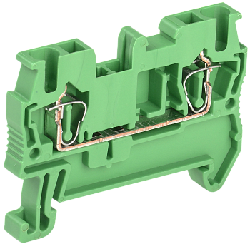 Клемма пружинная КПИ 2в-1,5 17,5А зеленый IEK в Находке