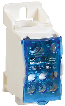 Распределительный блок на DIN-рейку РБД-125А IEK  в Находке