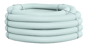 Труба гофрированная ПВХ Plast с зондом d63мм (15м) EKF в Находке