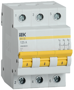 Выключатель нагрузки (мини-рубильник) ВН-32 3Р 125А IEK в Находке