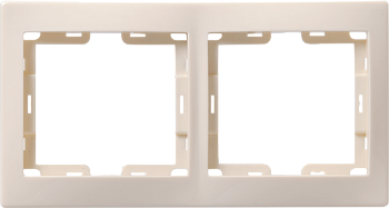 РГ-2-ККм Рамка 2местная горизонтольная КВАРТА (кремовый) IEK в Находке